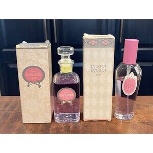 Vintage Avon Roses Roses 1972 Cologne 3.4oz +  Spray 1.7oz w/ Original Boxes